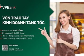 Vay sản xuất kinh doanh với gói lãi suất 5,99% ở VPBank