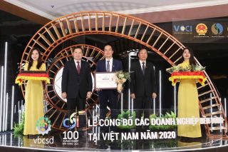 Hòa Bình - Top 10 Doanh nghiệp bền vững Việt Nam 2020