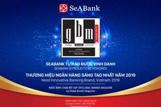 SeABank nhận giải "Thương hiệu ngân hàng sáng tạo nhất năm 2019"