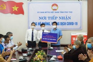 Phú Thọ: Tiếp nhận gần 700 triệu đồng ủng hộ phòng, chống dịch bệnh COVID-19