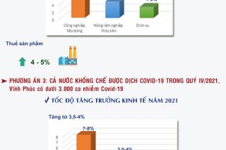Vĩnh Phúc lên 4 kịch bản tăng trưởng kinh tế ứng với mức độ dịch bệnh Covid-19