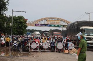 Bình Phước: Người lao động tại các doanh nghiệp được phép đi về hàng ngày