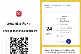 Bảo đảm xác thực thông tin tiêm chủng