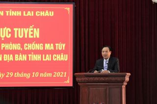 Hội nghị trực tuyến triển khai Chương trình phòng, chống ma túy trên địa bàn tỉnh Lai Châu
