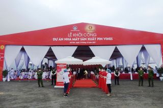 Vingroup khởi công nhà máy sản xuất Pin VinES tại Hà Tĩnh