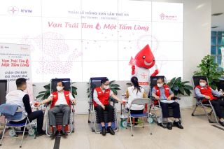 Tuần lễ hồng EVN lần thứ VII đóng góp 9.707 đơn vị máu