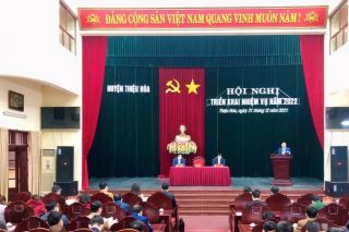 Huyện Thiệu Hoá triển khai nhiệm vụ năm 2022