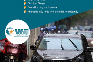 Bảo hiểm Hàng không tư vấn khách hàng những lưu ý khi mua bảo hiểm thủy kích xe ô tô