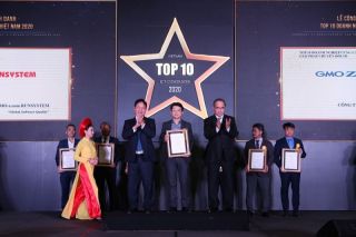 GMO-Z.com RUNSYSTEM được vinh danh TOP 10 Doanh nghiệp công nghệ thông tin Việt Nam