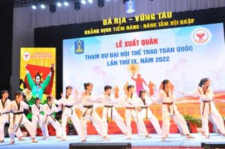 Bà Rịa Vũng Tàu lễ xuất quân tham dự Đại hội TDTT toàn quốc