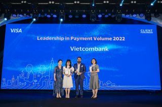 Vietcombank được vinh danh tại nhiều hạng muc giải thưởng quan trọng của Tổ chức thẻ quốc tế Visa