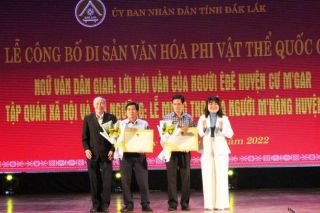 Đắk Lắk có thêm hai di sản văn hóa phi vật thể Quốc gia được công nhận