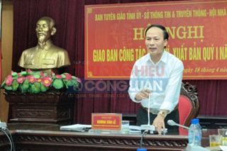 Tỉnh Thái Bình tổ chức Hội nghị giao ban công tác báo chí, xuất bản quý I/2023