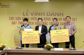Tập đoàn T&T Group thưởng hơn 1 tỷ đồng cho kỳ tích bóng bàn Việt Nam tại SEA Games 32