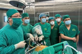 Bệnh viện Đa khoa tỉnh Thanh Hóa thực hiện thành công phẫu thuật nội soi cắt gan điều trị ung thư