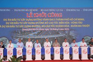 Khởi công Dự án đầu tư xây dựng đường Vành đai 3 TP. Hồ Chí Minh