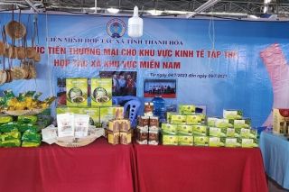 Nhiều sản phẩm tiêu biểu của Thanh Hóa tham gia Hội chợ Xúc tiến thương mại kinh tế tập thể