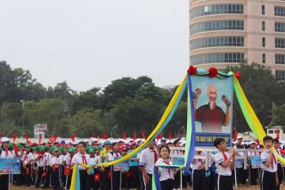Vũng Tàu: Hơn 2.000 học sinh tham gia Hội khoẻ Phù Đổng