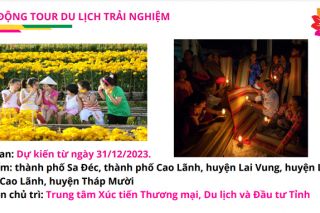 Đồng Tháp ra mắt 04 tour du lịch mới dịp Festival Hoa – Kiểng Sa Đéc