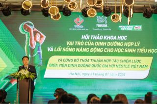 Nâng cao nhận thức về dinh dưỡng hợp lý và lối sống năng động cho học sinh tiểu học