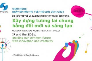 Bộ nhận diện của Ngày Sở hữu trí tuệ thế giới năm 2024 phiên bản tiếng Việt