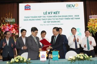 Tập đoàn DIC và BIDV ký kết thỏa thuận hợp tác toàn diện đến năm 2028