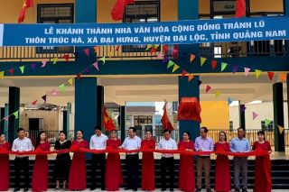 BIDV khánh thành nhà văn hóa cộng đồng tránh lũ tại Quảng Nam