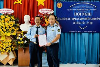 Khánh Hòa có tân Cục trưởng Cục Quản lý thị trường