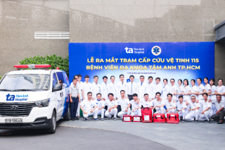 Triển khai Trạm cấp cứu vệ tinh 115 tại BVĐK Tâm Anh, đóng góp năng lực cấp cứu đột quỵ cho Thành phố