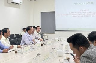 Đoàn công tác Huyện ủy, UBND huyện Chư Pưh thăm và làm việc tại Xí nghiệp Bò Ia Puch