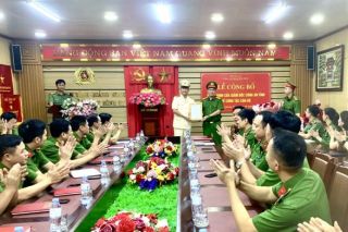 Thiếu tướng Đinh Văn Nơi bổ nhiệm Phó Trưởng phòng Cảnh sát hình sự Quảng Ninh