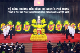 Lễ truy điệu Tổng Bí thư Nguyễn Phú Trọng