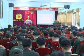Khai giảng lớp huấn luyện thứ 5 năm 2024 Trung đoàn Cảnh sát cơ động dự bị chiến đấu