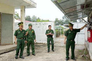 Bộ Chỉ huy BĐBP tỉnh Long An: Kiểm tra công tác sẵn sàng chiến đấu dịp Tết Dương lịch 2025