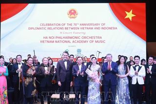 Lễ hòa nhạc kỷ niệm 70 năm thiết lập quan hệ ngoại giao Việt Nam - Indonesia