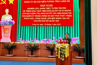 Hội nghị nghiên cứu, học tập, quán triệt tuyên truyền và triển khai thực hiện Nghị quyết số 57-NQ/TW và Nghị quyết số 3488-NQ/QUTW
