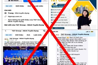 Cảnh giác trước chiêu trò mạo danh T&T Group trên mạng xã hội để lừa đảo, chiếm đoạt tài sản