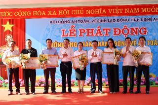 Nghệ An phát động Tháng hành động vì an toàn, vệ sinh lao động năm 2025