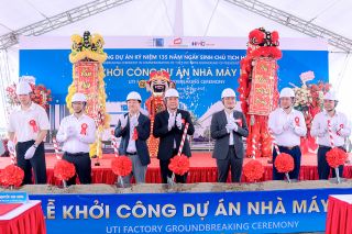 Khởi công dự án Nhà máy công nghệ cao UTI tại Vĩnh Phúc
