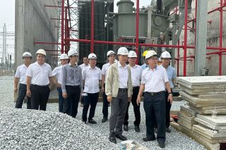 Tổng giám đốc EVNNPT đôn đốc tiến độ 4 dự án truyền tải điện tại tỉnh Phú Thọ