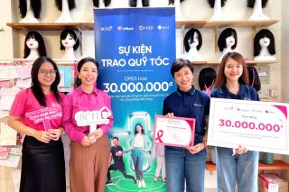 OPES cùng với VPBank và MSIG tham gia hoạt động gây quỹ tóc cho bệnh nhân ung thư
