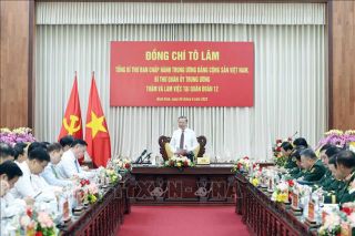 Tổng Bí thư Tô Lâm: Xây dựng Quân đoàn 12 là lực lượng cơ động chiến lược của Quân đội