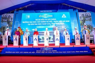 Ninh Bình khởi công xây dựng Trường Đại học Xây dựng Hà Nội – Phân hiệu Hà Nam