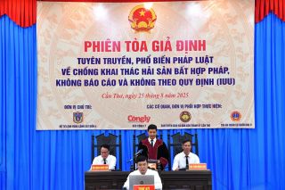 Phiên tòa giả định” – Hình thức tuyên truyền trực quan, hiệu quả về chống khai thác IUU