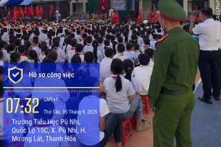 Công an Thanh Hóa bảo đảm tốt an ninh trật tự ngày hội toàn dân đưa trẻ đến trường