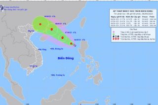 Công điện về việc ứng phó với áp thấp nhiệt đới trên biển Đông