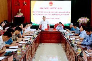 Bắc Ninh: Hướng dẫn giải quyết thủ tục hành chính lĩnh vực đất đai cho các xã