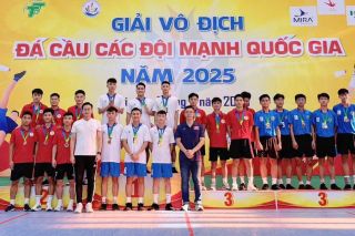 Bắc Ninh giành 4 huy chương tại Giải vô địch đá cầu các đội mạnh quốc gia năm 2025