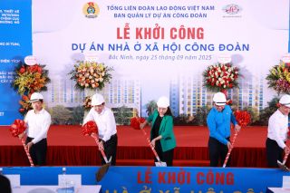 Bắc Ninh: Khởi công dự án nhà ở xã hội công đoàn