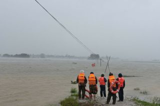 Lũ trên các sông của Thanh Hóa đã đạt đỉnh, độ rủi ro thiên tai cảnh báo cấp 3